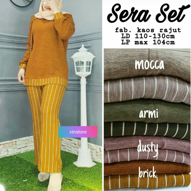 SERA Set (top &amp; celana) II Vinstore