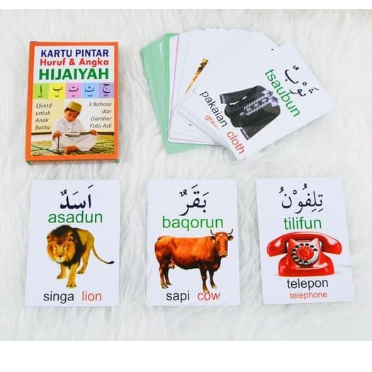 mainan edukasi anak 1 2 3 4 5 tahun ebook muslim apple quran flashcard hijaiyah-1