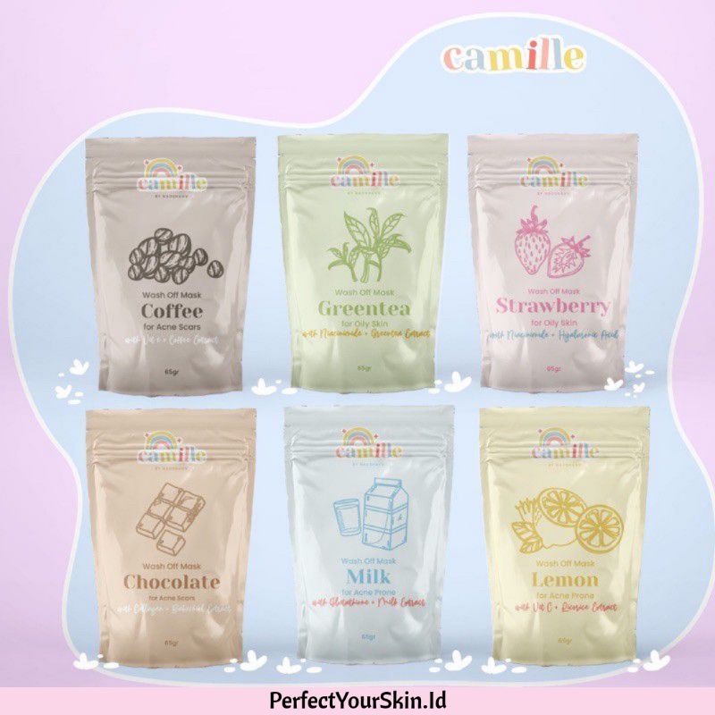 MASKER ORGANIK CAMILLE BEAUTY ORIGINAL BPOM BY NADSHAVV | MASKER ORGANIC CAMILLE BEAUTY ORIGINAL-1