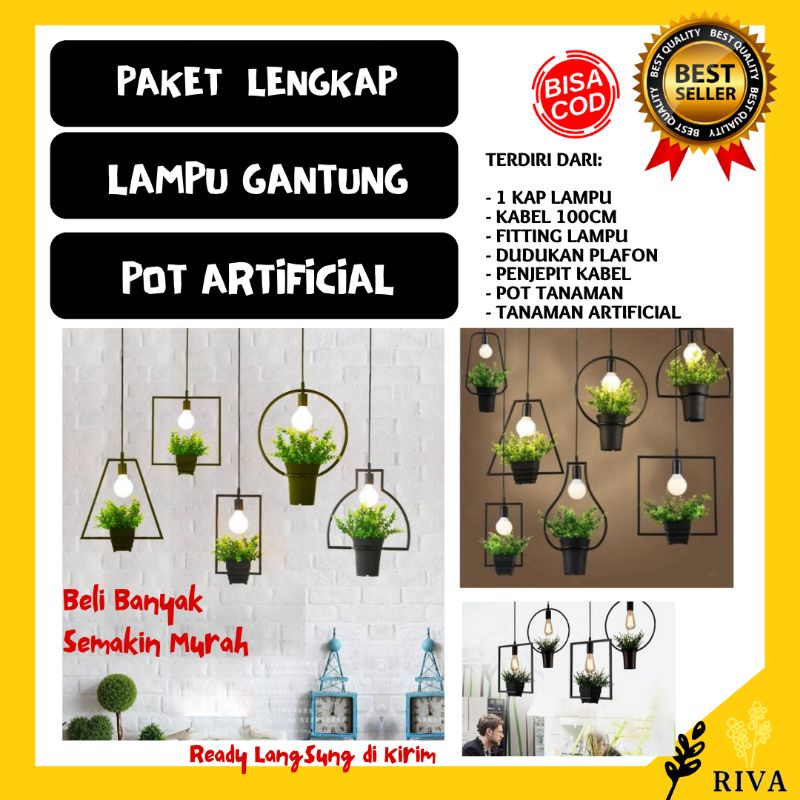 [ PROMO] [ BISA COD] DEKORASI KAP LAMPU GANTUNG HIAS HIASAN DINDING PLAFON MINIMALIS RUANG TAMU DAPU