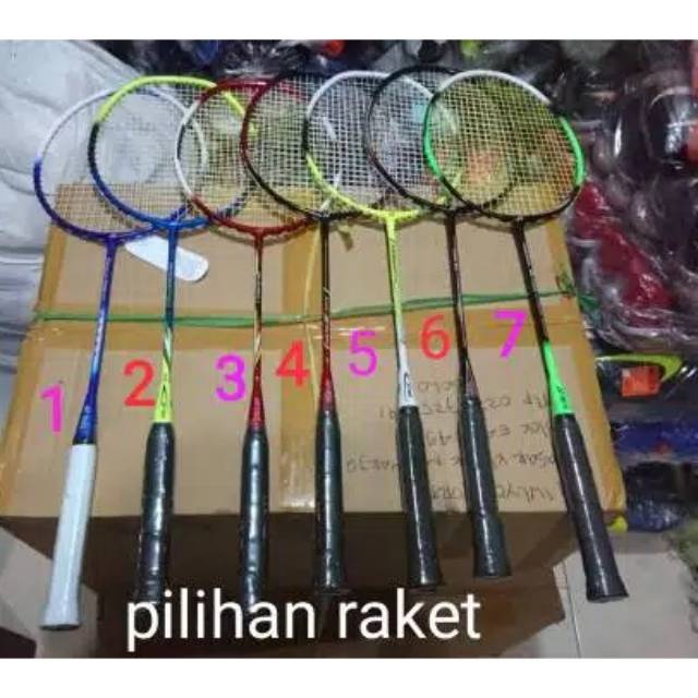 Raket Murah Sepasang ( 2 Raket) Bonus Tas& Handgrip