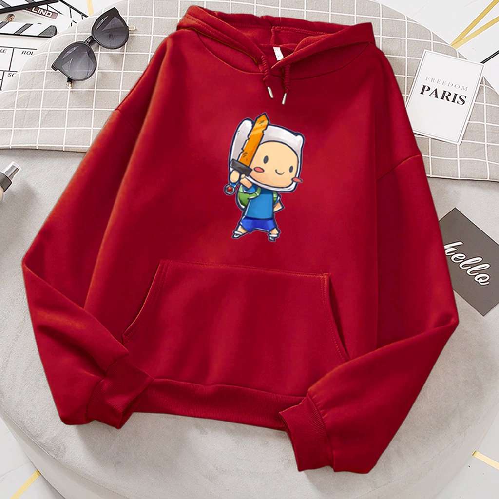 Sweater hoodie anak perempuan ADVENTURE TIME sweter anak cewek cowok