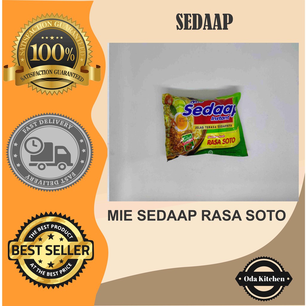 MIE SEDAP SEDAAP MI INSTAN KUAH RASA SOTO 75gr