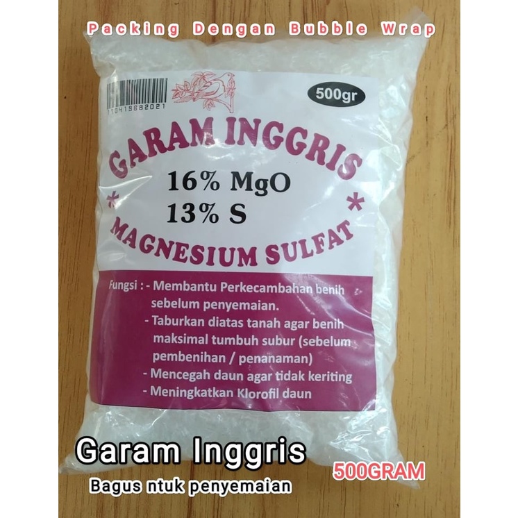 GARAM INGGRIS MAGNESIUM SULFAT REPACKING 500GRAM