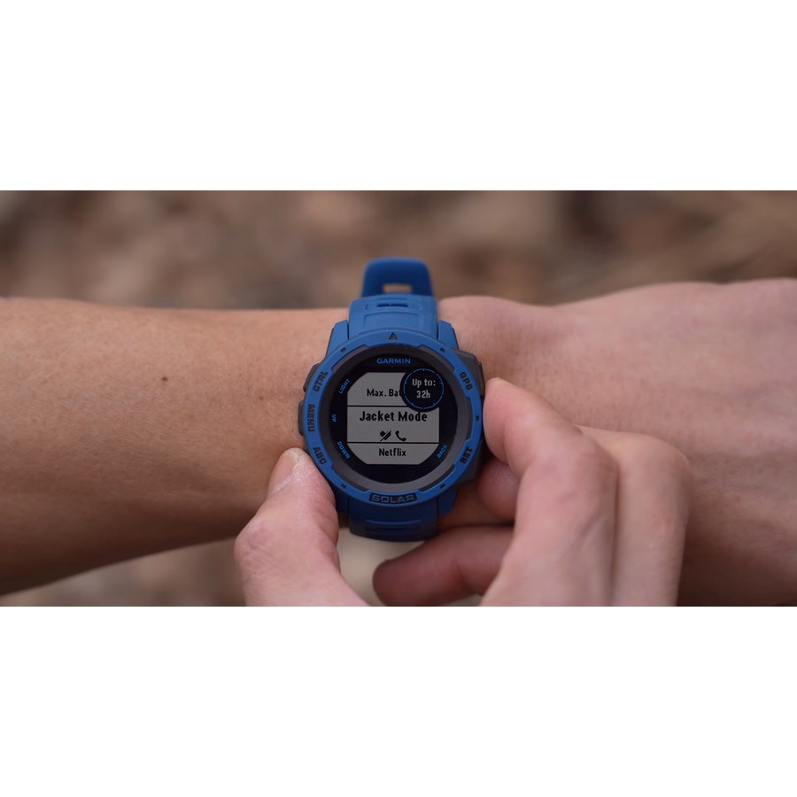 Garmin Instinct 2 Solar Tidal Blue SEA 45mm - Garansi Resmi TAM 2Th