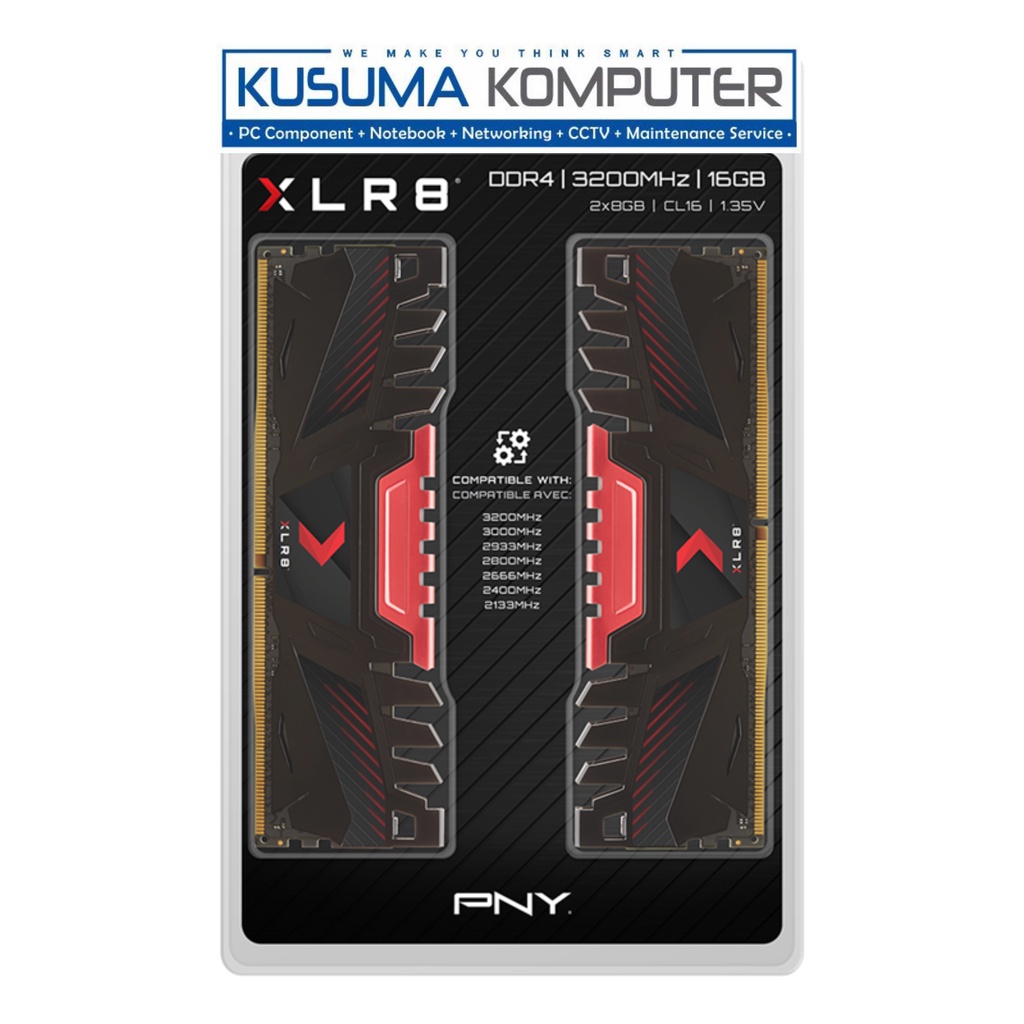 PNY XLR8 DDR4 3200MHz 16GB Kit (2x8GB) 3200