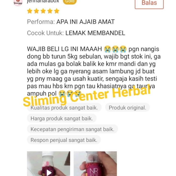 Pelangsing NR New Rempah Strong Original 1000% isi 30 kapsul/pelangsing herbal/peluntur lemak