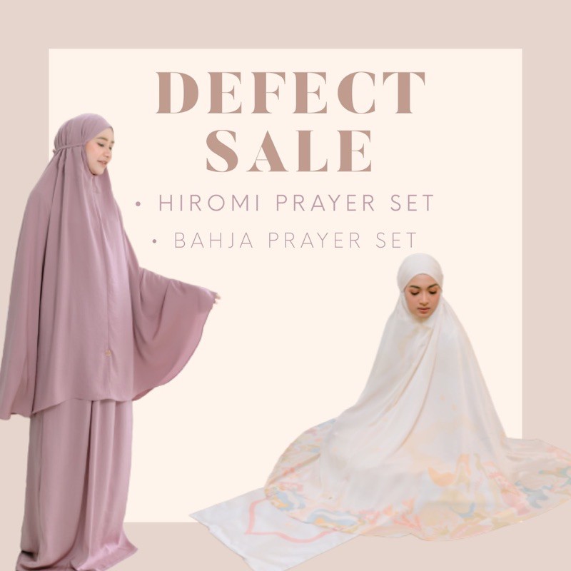 Defect Sale Hiromi Prayer Set dan Bahja Prayer Set Pulchragallery
