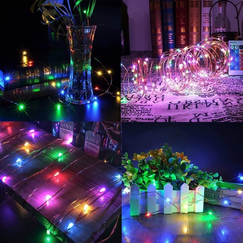 [Readt Stock] Lampu Tumbler 12M/22M Lampu Hias 17 Agustus Kelap Kelip Lilit Pohon Outdoor Lampu Hias Tenaga Surya Sensor Cahaya Otomatis On Off Waterproof