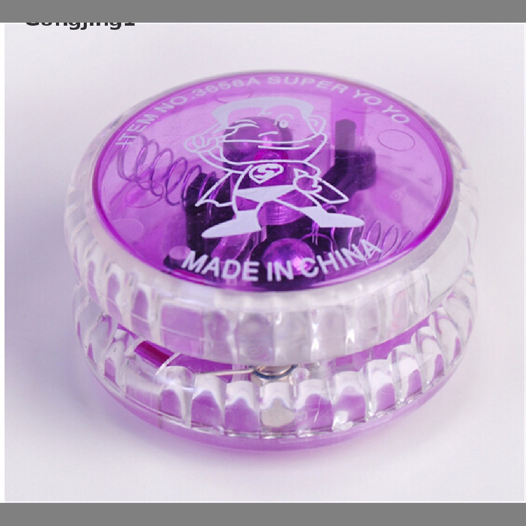 Gongjing1 Mainan YoYo Kecepatan Tinggi Dengan Lampu LED Untuk Anak
