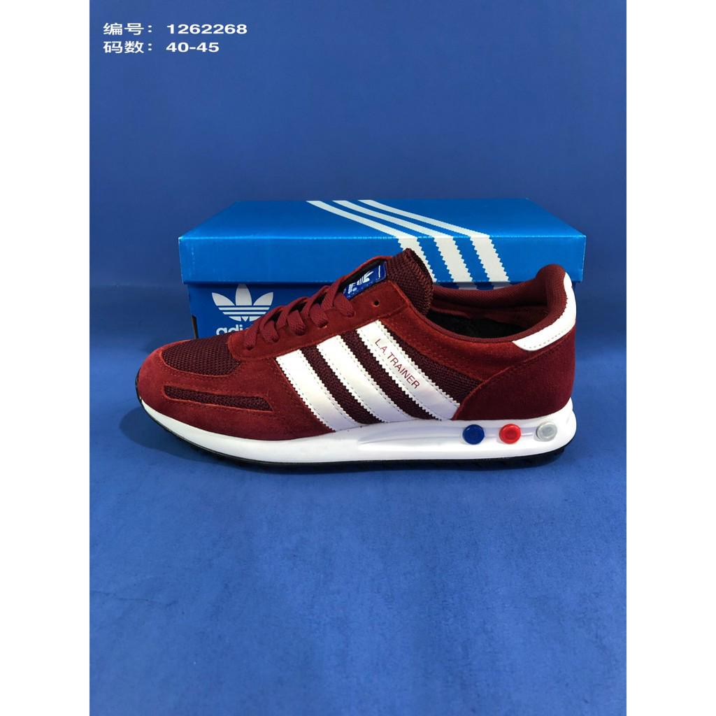  Sepatu  Sneakers Pria  Model Adidas  LA Trainer High Quality 