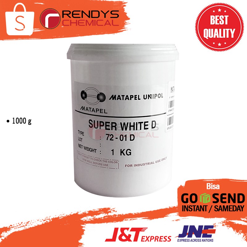 Pigment Pasta Untuk Resin Merk UNIPOL / Pewarna Resin 1 Kg - Super White D