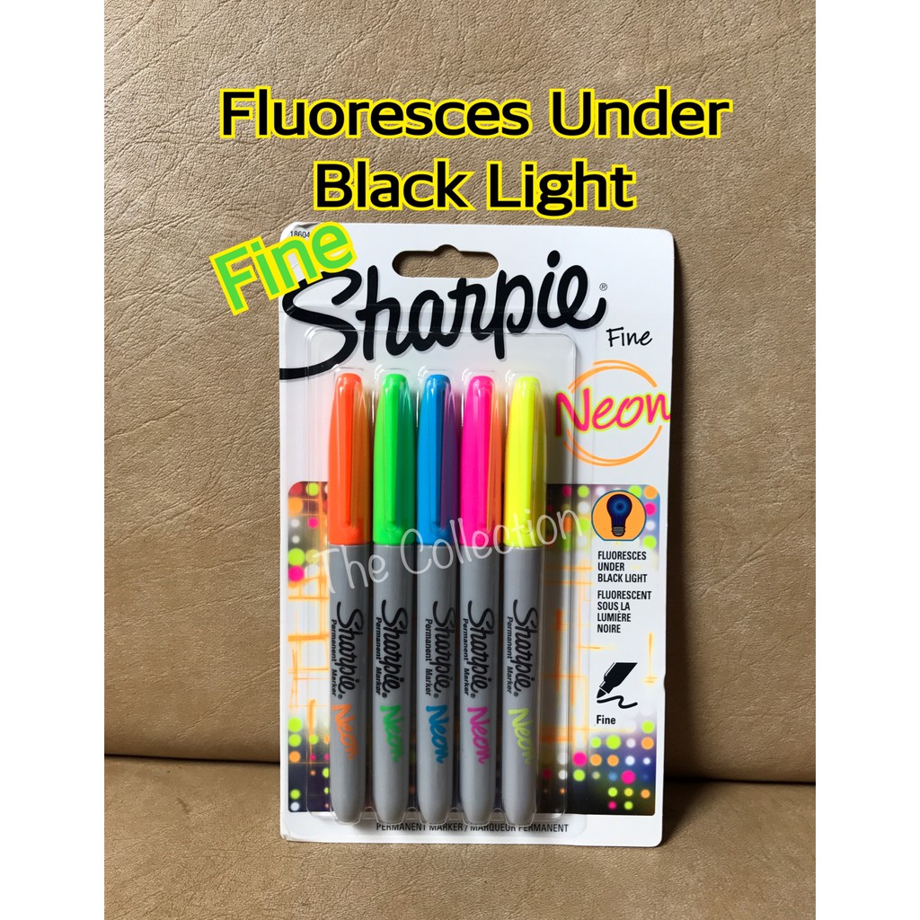 

ATK0421SH isi 5 warna BL5 Sharpie Fine Neon 1860443 Spidol Permanent