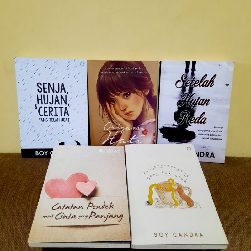 Novel Preloved/bekas/second Boy Candra