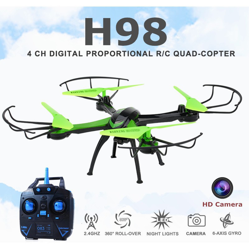 GG Drone Besar Camera JJRC H98 420p kamera SD slot