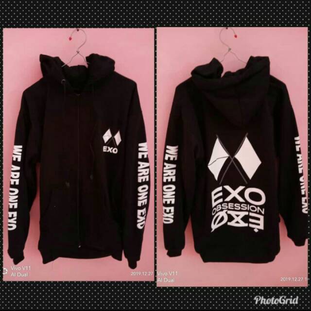 hoodie exo shopee