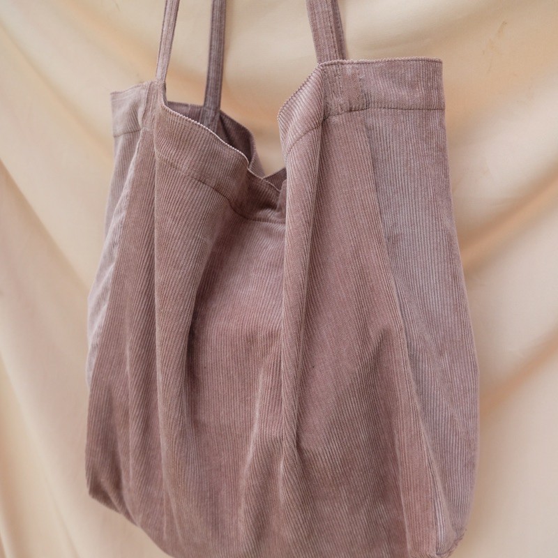 Tote Bag Corduroy Baggy Nudie Totebag - CABICIKS