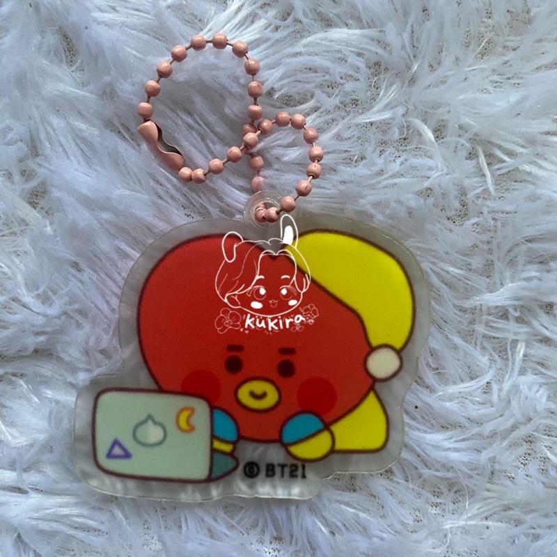 GANTUNGAN KUNCI BTS BT21 BABY RJ KOYA COOKY TATA MANG SHOOKY CHIMMY CUTE KEYCHAIN