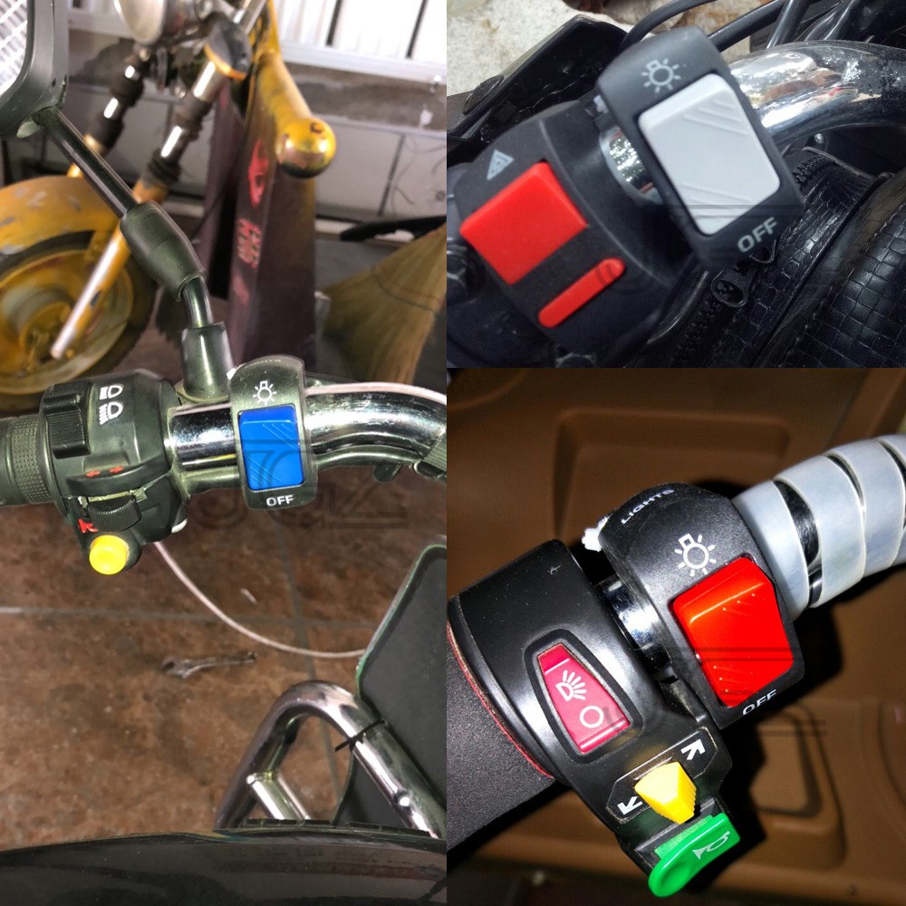 Saklar On-Off Motor ATV Skuter 12V Ukuran 22mm