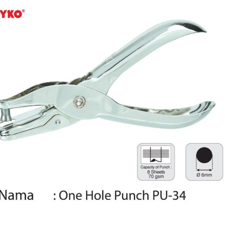 

YJ0 ➝ Pembolong pelubang satu lubang one hole punch ➪➫ (Dijual Murah)