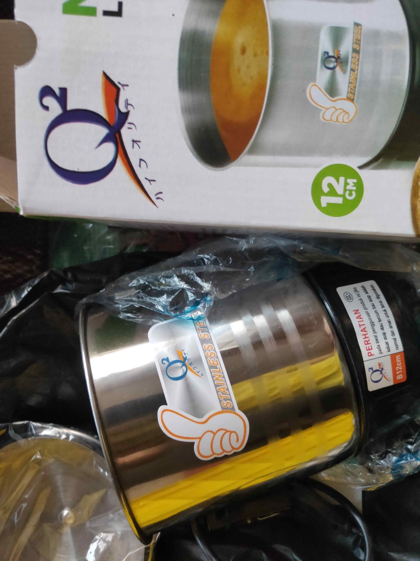 Q2 Mug Elektrik Teko Listrik Stainless 12 Cm Pemanas Air Heater Kettle