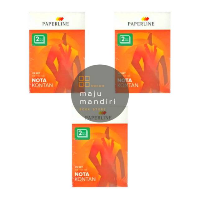 

1 Pack - Nota Kontan Ukuran Kecil 2 Ply / 2 Lembar Paperline Isi 10 Pcs