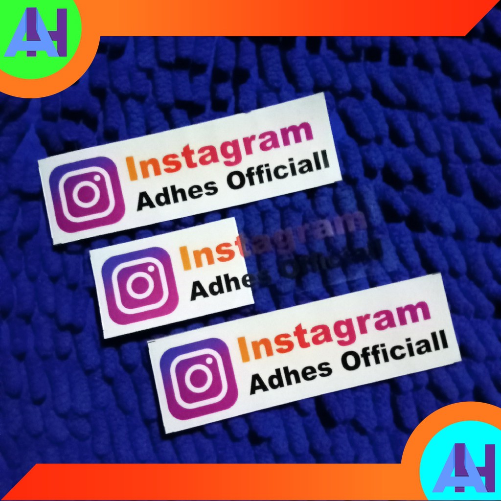 PROMO isi 10 Sticker Nama Instagram Costum. Tulis Nama IG di Chat. Setiker Nama Akun instagram IG 0