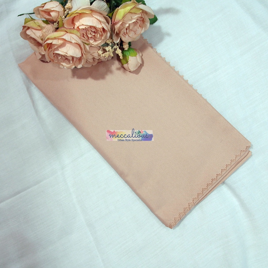 Jilbab Segi Empat Azara Voal Syari 130 x 130 Oskara  Miracle Jumbo Laser Cut-Cream