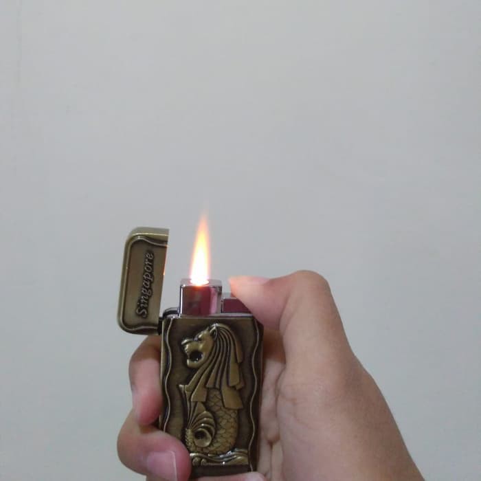 PROMO KOREK API LAS SINGAPORE SINGAPUR 3688 MANCIS BARA LIGHTER UNIK