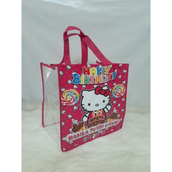 

Tas Ulang Tahun goodie bag ultah custom mika transparan