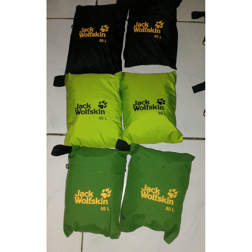 MUST HAVE!! RAINCOVER MANTEL TAS 60L - 80L TERMURAH