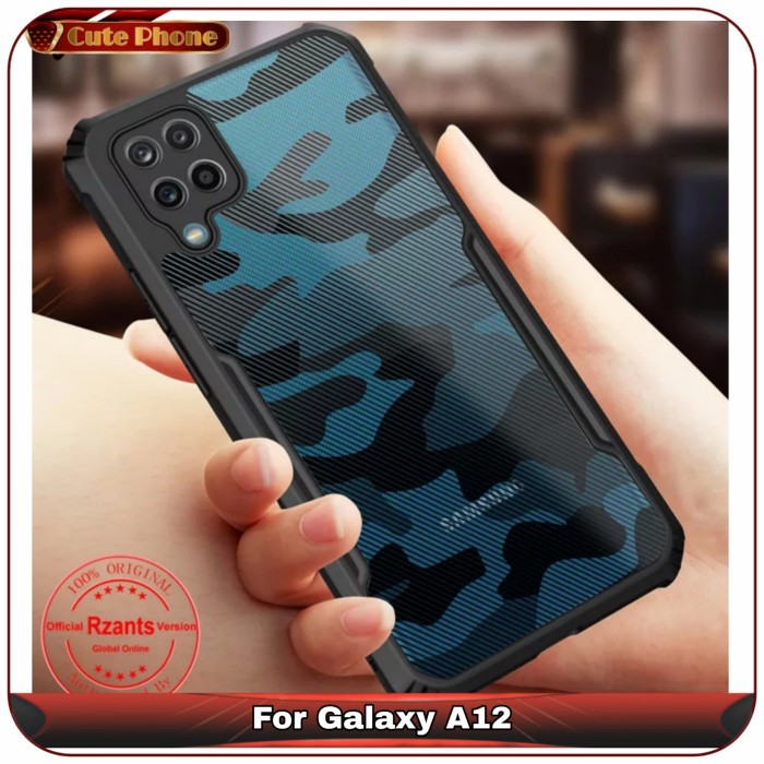 Casing Hard Soft Case Samsung Galaxy A12 A 12 RZANTS Original Military