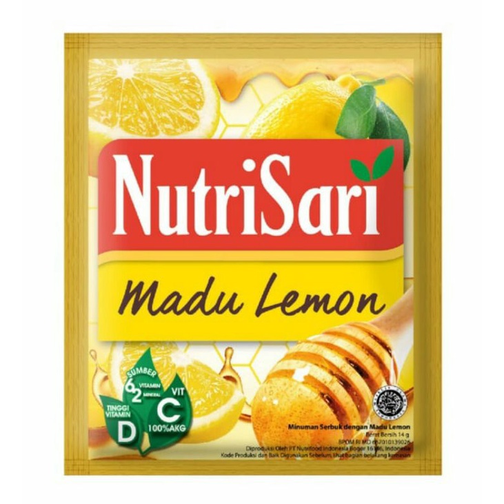 

Nutrisari Madu Lemon - Minuman Buah Vit C 10's