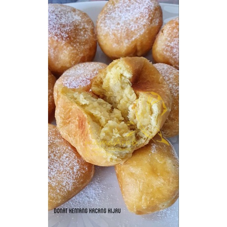 

DONAT KENTANG ISI KACANG HIJAU