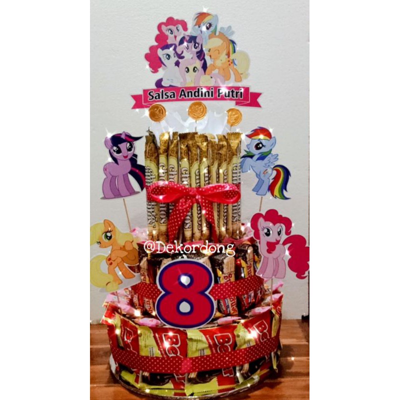 Snack susun 3 tingkat / kue ulang tahun snack | Shopee Indonesia