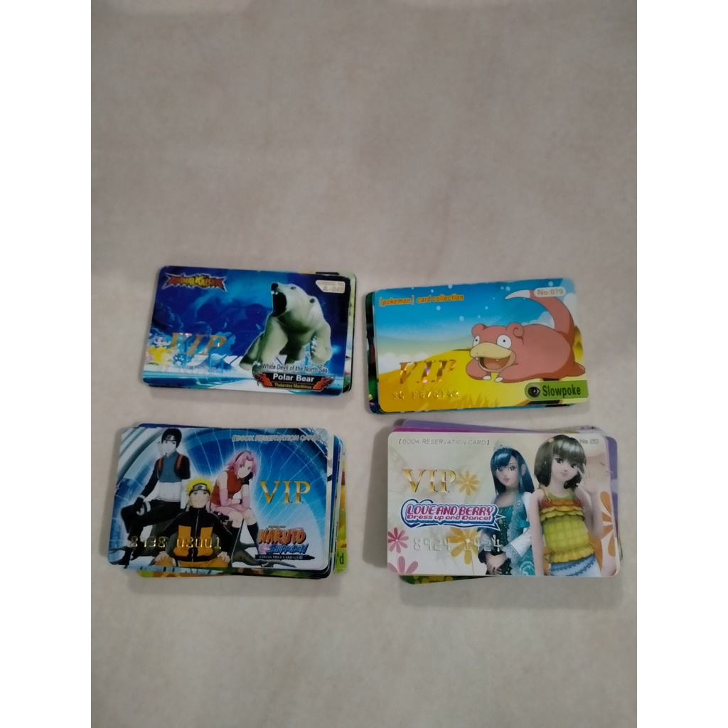 Mainan Kartu VIP Kartun / Mainan Anak Trading Card Pokemon / Animal Kaiser / Love and Berry / Hello 
