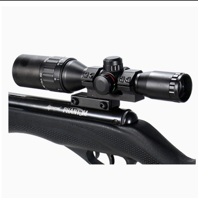 Rifle Scope Mount Offset High Profile senapan Angin