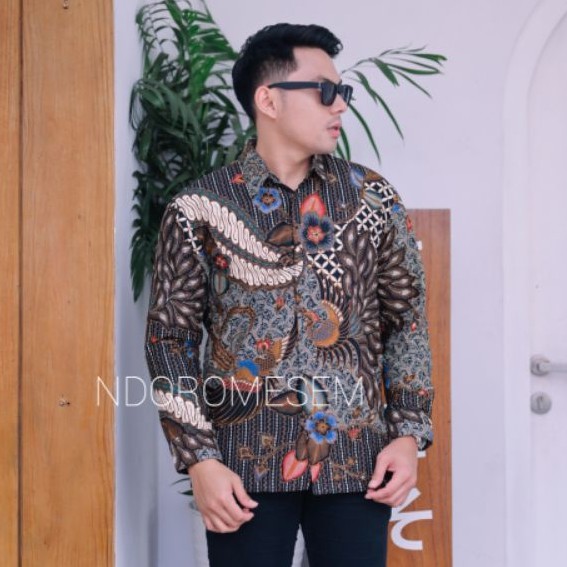 BATIK PREMIUM NDOROMESEM PRABU LENGAN PANJANG KATUN HALUS BATURADEN FULLFURING