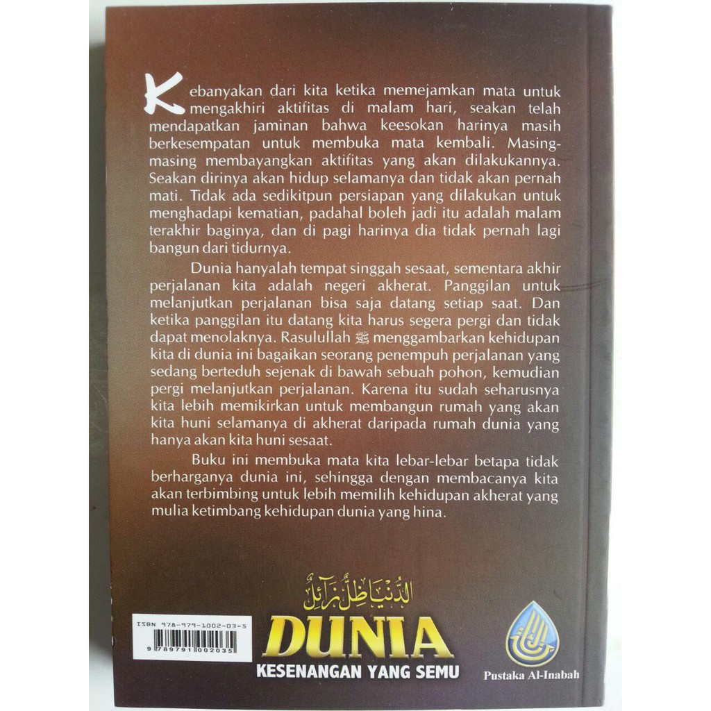 Buku Dunia Kesenangan Yang Semu Shopee Indonesia