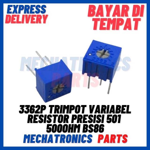 [PAS-9399] 3362P TRIMPOT VARIABEL RESISTOR PRESISI 501 500OHM BS86