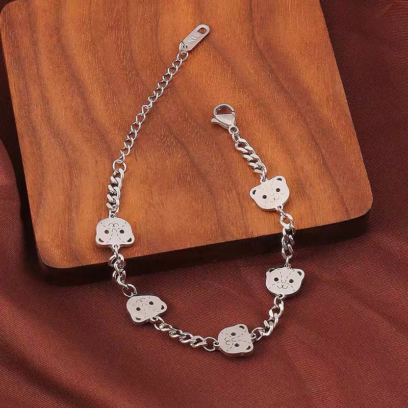 COD! gelang tangan titanium sisik naga boneka imut / anak anak / dewasa anti karat import