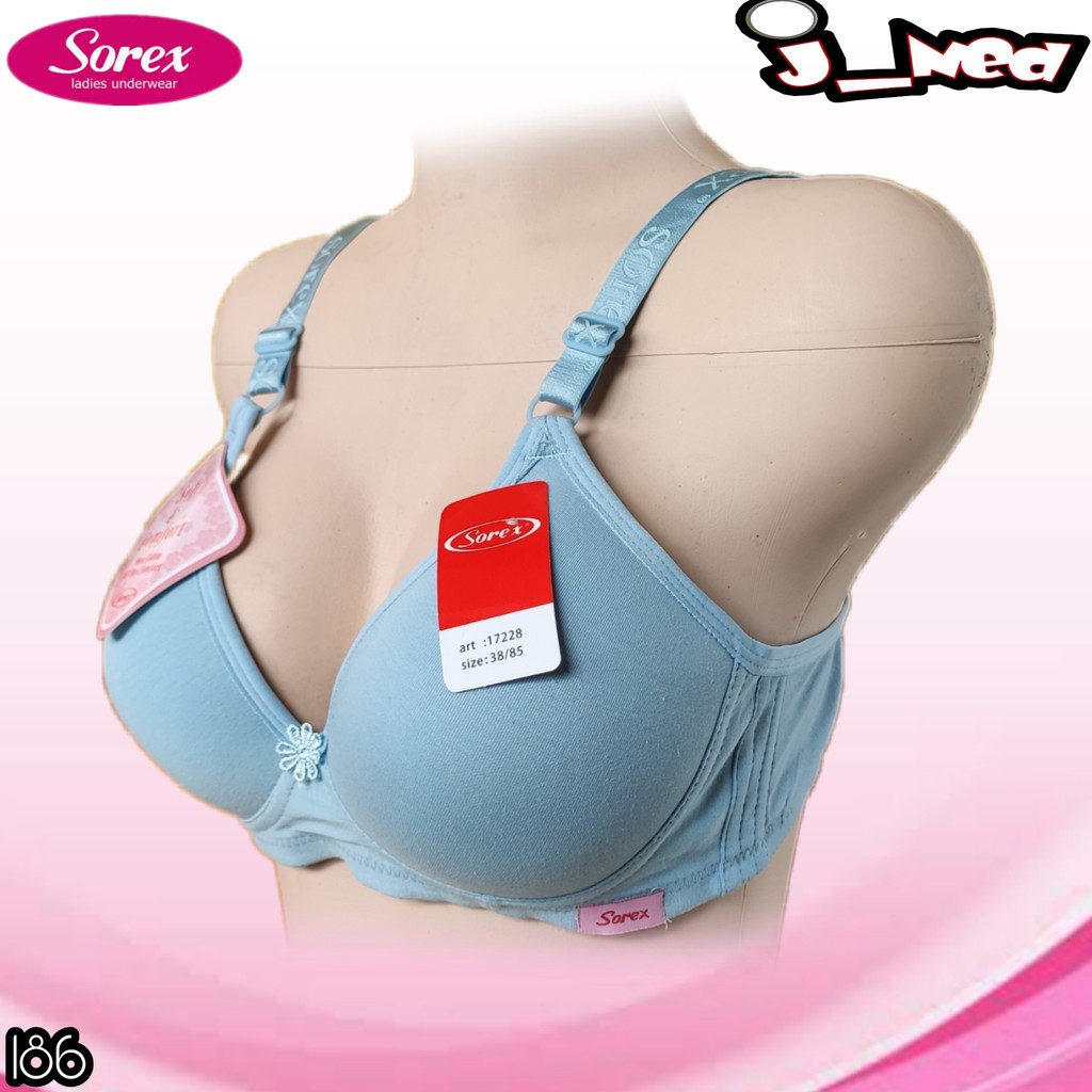 J186 BRA SOREX BUSA TANPA KAWAT BH/BRA SOREX 17228 BRA WANITA SOREX