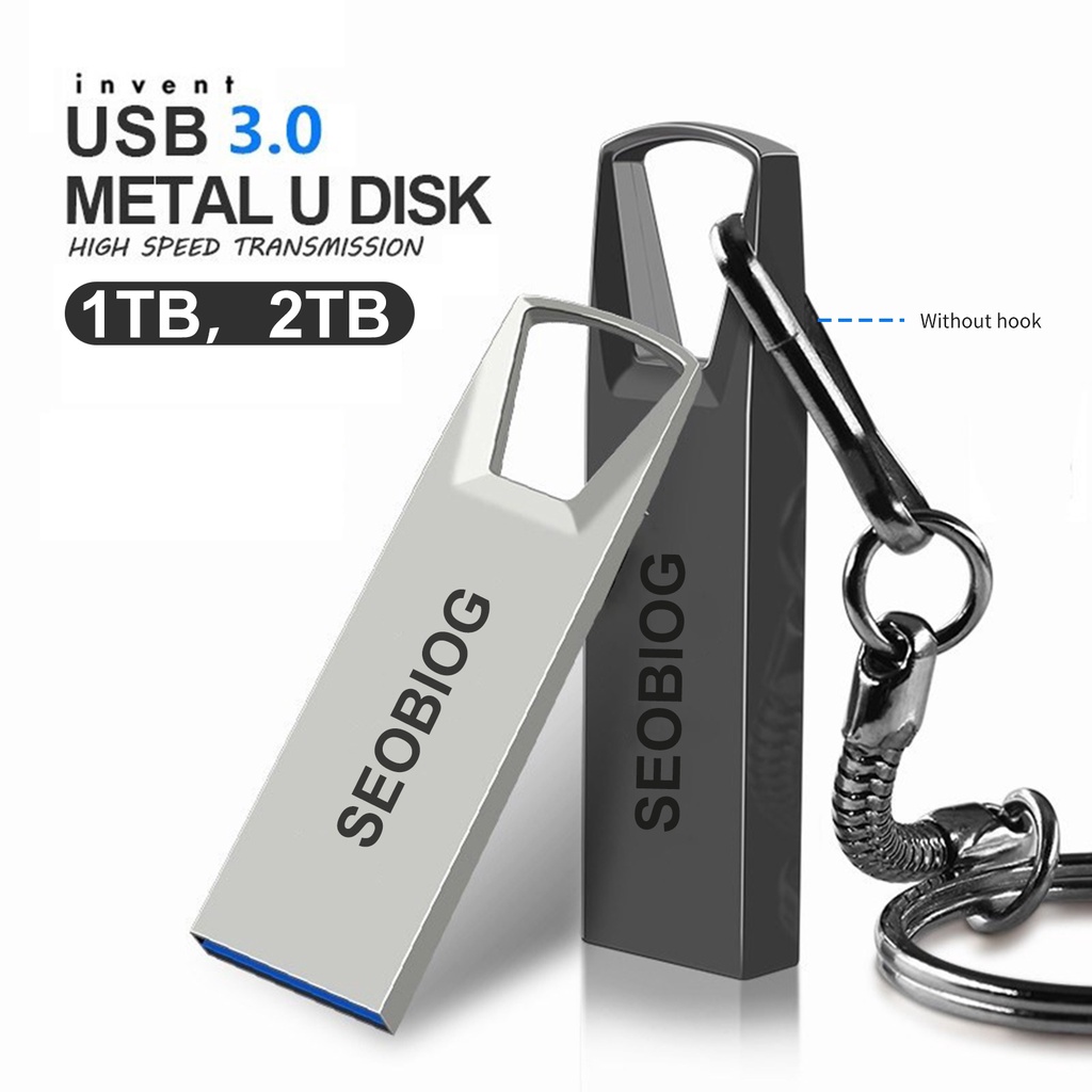 (Huluboy) Seobiog Flashdisk Usb 3.0 Kapasitas 1 / 2T Bahan Logam Tahan Suhu Tinggi