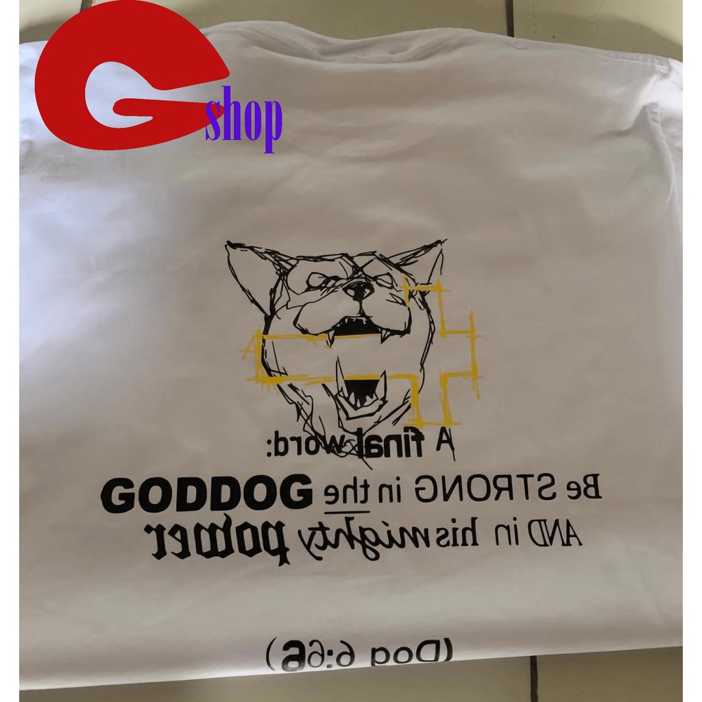 Kaos Goddog Tshirt Baju Cotton Combed 30s