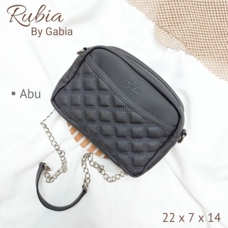 Ready RUBIA SLINGBAG CHOCOLY BY GABIA BAG