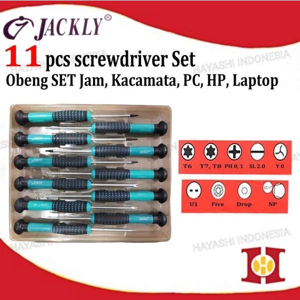 Obeng Set Min Plus TORX 11 In 1 Service Jam Kacamata Stik PS3 PS4