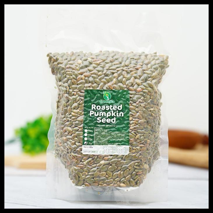 

DISKON TERBATAS !!! ROASTED PUMPKIN SEED 1KG / BIJI LABU PANGGANG 1KG TERLARIS