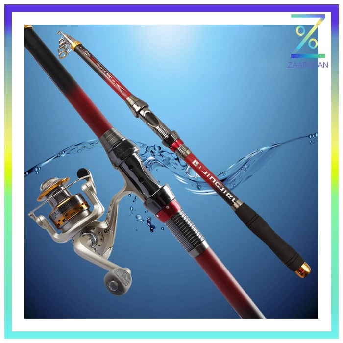 Yuelong Joran Pancing Carbon Fiber Sea Fishing Rod 2.7M/6 - Gray