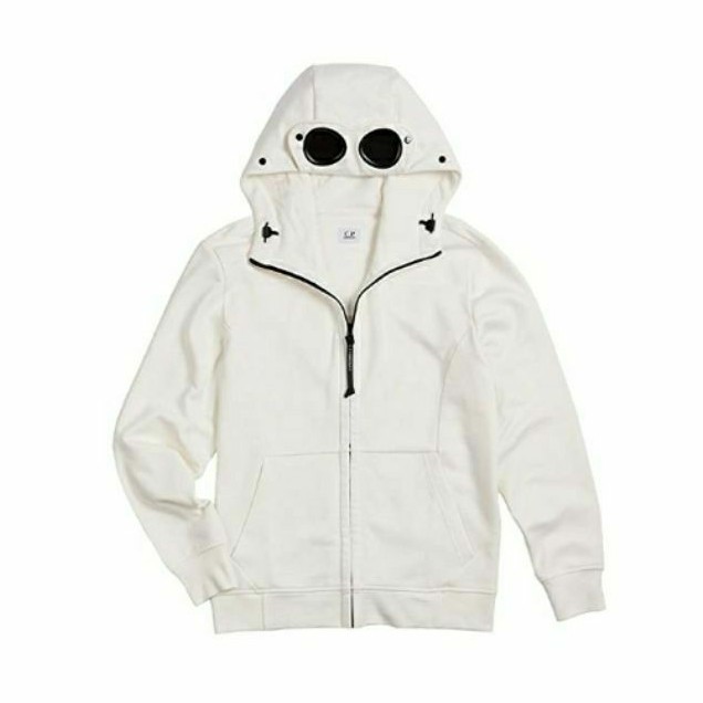 CP Company Diagonal Fleece Google Hooded SS19
