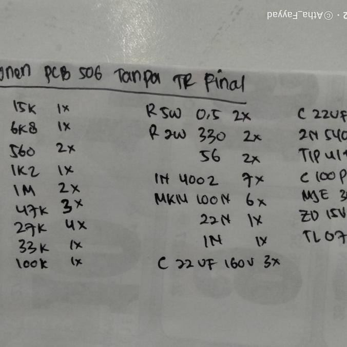 Komponen PCB Driver SOCL 506 berkahja98 Segera Dapatkan